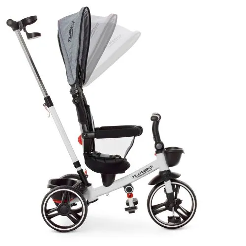 Картинка товара Детский трехколесный велосипед M 5447 PU-19 TURBOTRIKE - СЕРЫЙ на Raspashonka.ua фото 3