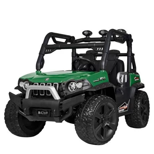 Дитячий електромобіль джип M 4269 EBLR-5 BUGGY зелений фото 2