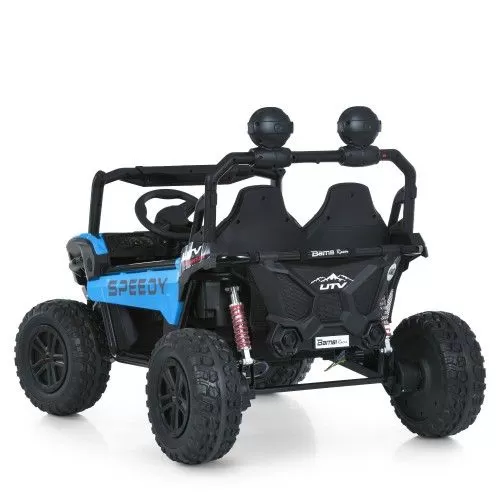 Дитячий електромобіль джип Джип M 6205 EBLR-4(24V) BAMBI синій фото 4 Дитячий електромобіль джип Джип M 6205 EBLR-4(24V) BAMBI синій фото 4