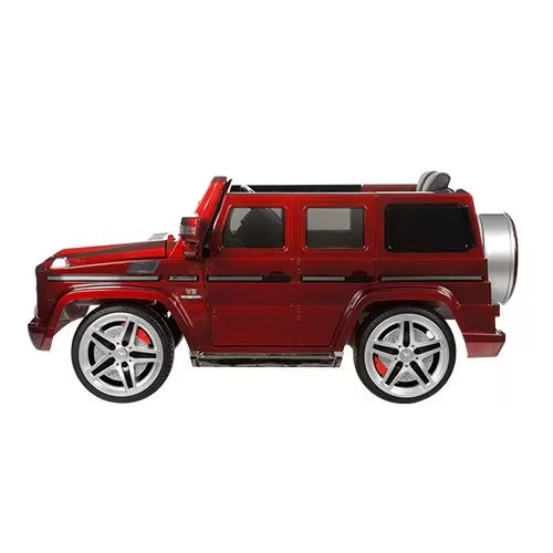 Дитячий електромобіль Mercedes G55 ELRS-3: бордовий фото 3