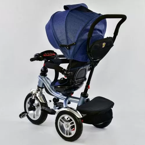 Фото детский 3-х колесный велосипед best trike 5890 - 9367: надувные колеса, поворотное сиденье, складной руль, пульт, фара, цвет - синий - Raspashonka.ua фото 3 Картинка товара Детский 3-х колесный велосипед BEST TRIKE 5890 - 9367: надувные колеса, поворотное сиденье, складной руль, пульт, фара, цвет - синий на Raspashonka.ua фото 3