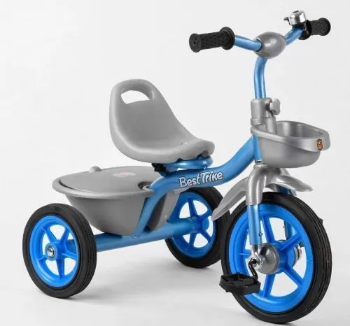 Картинка товара Трехколесный велосипед Best Trike BS-2478 (1), резиновые колеса, звонок, 2 корзины: СЕРО-ГОЛУБОЙ на Raspashonka.ua фото 2 Картинка товара Трехколесный велосипед Best Trike BS-2478 (1), резиновые колеса, звонок, 2 корзины: СЕРО-ГОЛУБОЙ на Raspashonka.ua фото 2