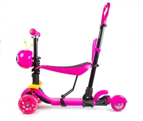 Картинка товара Самокат Scooter "Пчелка" 5in1 Pink (697646574) на Raspashonka.ua фото 3 Картинка товара Самокат Scooter "Пчелка" 5in1 Pink (697646574) на Raspashonka.ua фото 3