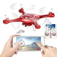 Фото анонса квадрокоптер syma x5uw (g113636): wi-fi, камера 2 mpx, пульт 2.4g, 4 канала, 360° (tb) от интернет магазина Raspashonka.ua