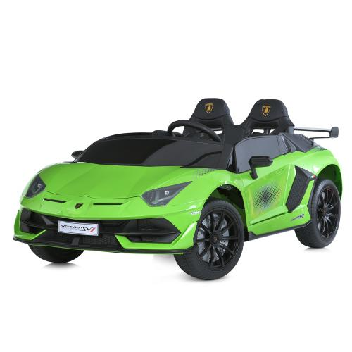 Картинка товара Детский электромобиль M 6026 EBLR-5(24V), LAMBORGHINI AVENTADOR SV: 2х местный, 9км/ч, 180W, USB/SD - ЗЕЛЕНЫЙ на Raspashonka.ua фото 2