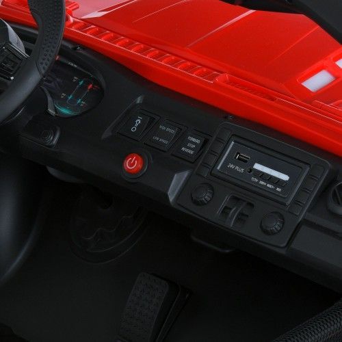 Дитячий електромобіль джип Джип M 6206EBLR-3(24V) BAMBI червоний фото 6