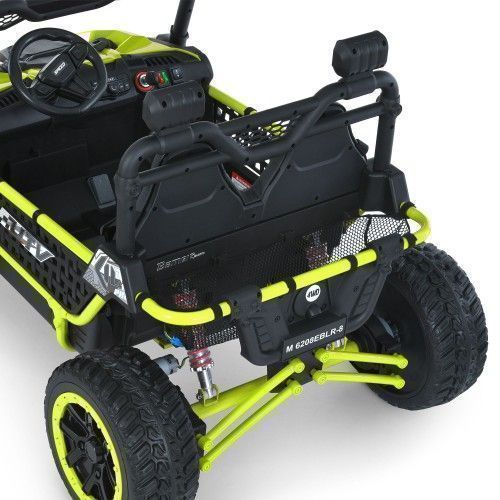 Дитячий електромобіль джип Джип M 6208 EBLR-5(24V) BAMBI зелений фото 7