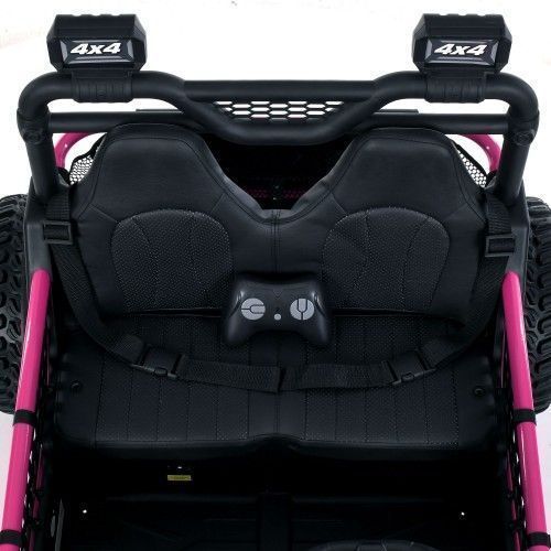 Дитячий електромобіль джип Джип M 6208 EBLR-8(24V) BAMBI рожевий фото 5