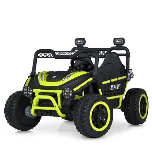 Дитячий електромобіль джип Джип M 6208 EBLR-5(24V) BAMBI зелений фото 2