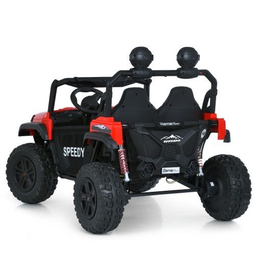 Дитячий електромобіль джип Джип M 6206EBLR-3(24V) BAMBI червоний фото 10