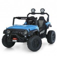 Дитячий електромобіль джип M 6206 EBLR-4(24V) BAMBI синій фото 2 Дитячий електромобіль джип M 6206 EBLR-4(24V) BAMBI синій фото 2