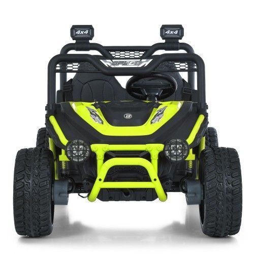 Дитячий електромобіль джип Джип M 6208 EBLR-5(24V) BAMBI зелений фото 9