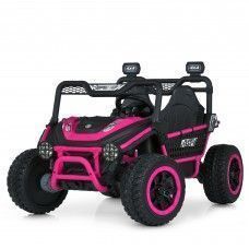 Дитячий електромобіль джип Джип M 6208 EBLR-8(24V) BAMBI рожевий фото 2