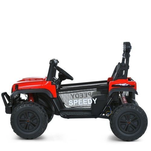 Дитячий електромобіль джип Джип M 6206EBLR-3(24V) BAMBI червоний фото 3