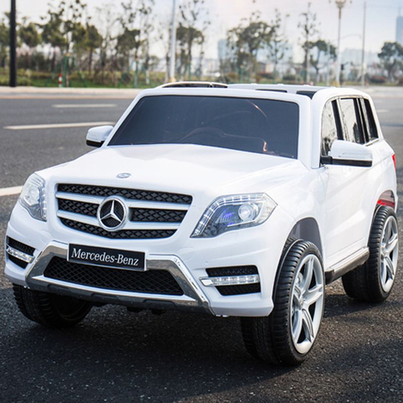 Получили детские электромобили Mercedes GLK 350, G65 VIP