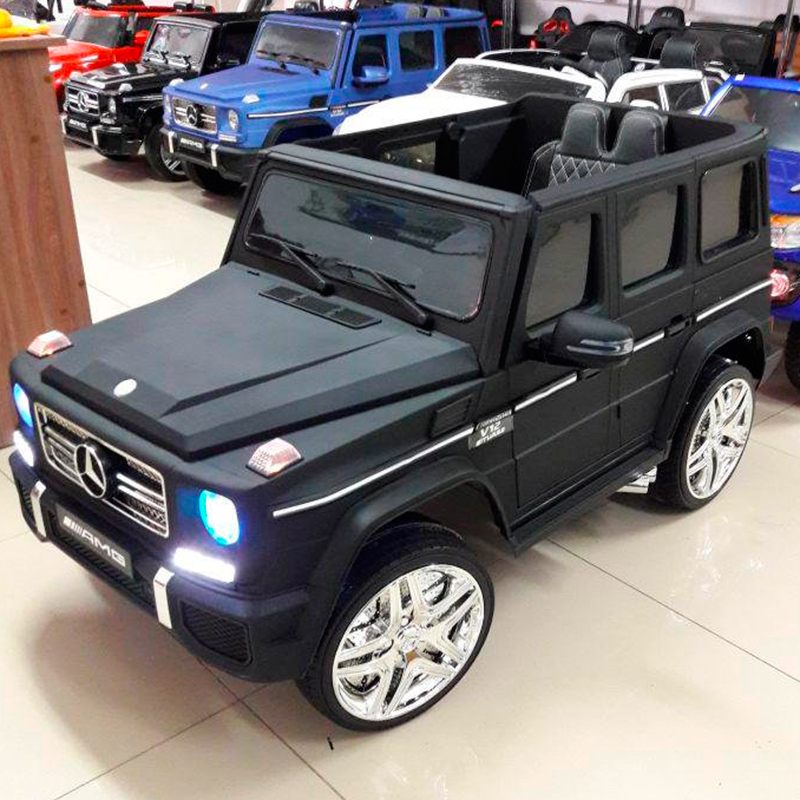 Детский электромобиль Mercedes AMG G65-Black MAT Детский электромобиль Mercedes AMG G65-Black MAT