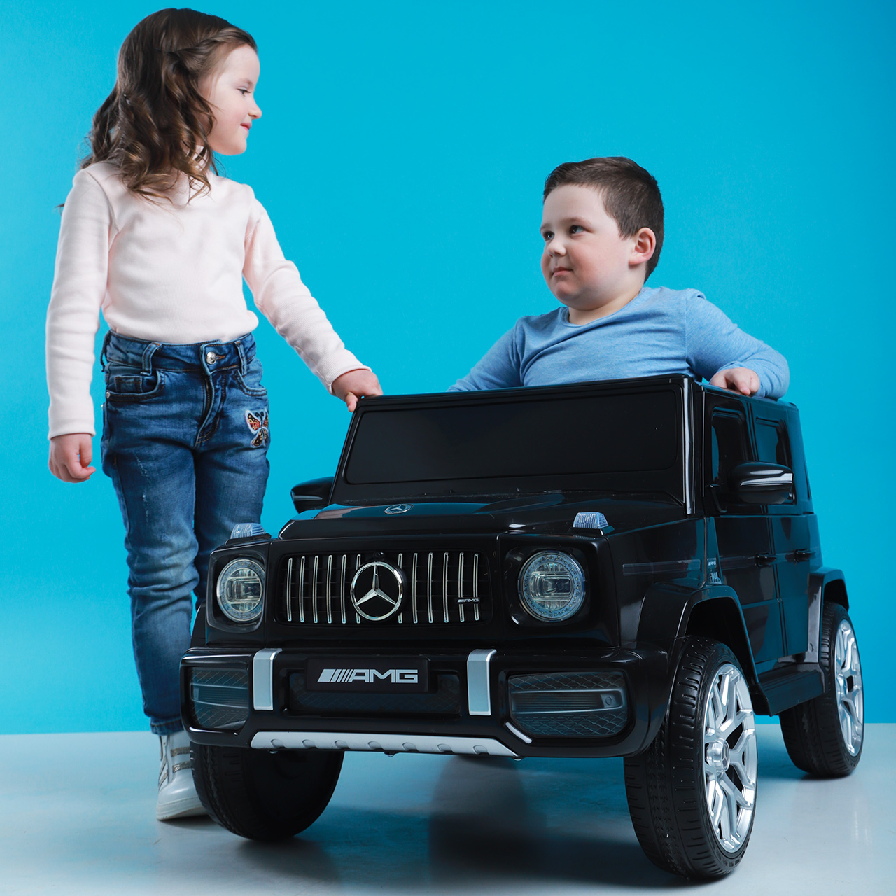 Детский электромобиль Mercedes G63 VIP BLACK