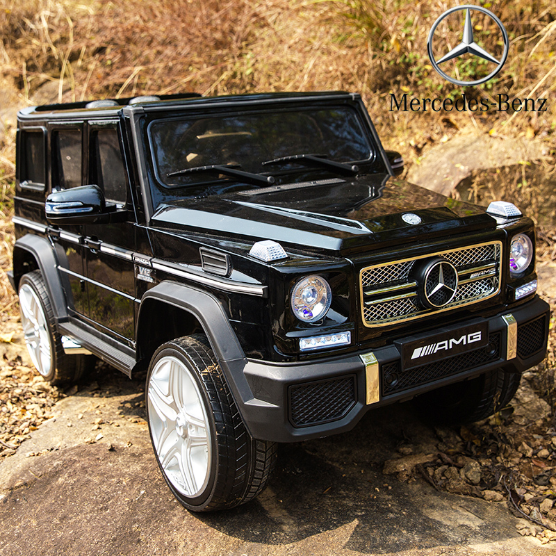 Детский электромобиль Mercedes AMG G65 VIP Black Paint - фото