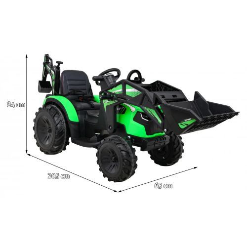 Картинка товара Детский трактор M 4847 EBLR-5(24V), BAMBI RACER: пульт, 90W, 8 км/ч, 24V 7А - ЗЕЛЕНЫЙ на Raspashonka.ua фото 8