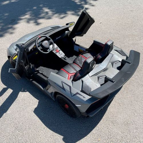 Детский электромобиль PA.A8803.SZA LAMBORGHINI серый  фото 5