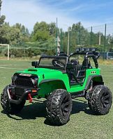 Детский электромобиль джип M 4553 EBLR-5(24V) BUGGY зеленый