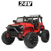 Детский электромобиль джип M 4553 EBLR-3(24V) BUGGY красный