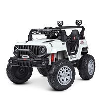 детский электромобиль m 4960 eblr-1 jeep: 24v, 70w, 10км/ч - белый - Raspashonka.ua