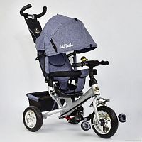 Фото анонса детский 3-х колесный велосипед best trike 6588 - 0670: eva колеса - джинс синий от интернет магазина Raspashonka.ua