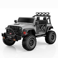 Детский электромобиль джип M 6065 EBLR-11 BAMBI RACER серый