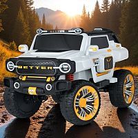 Детский электромобиль джип M 5821EBLR-1(24V) BAMBI RACER белый