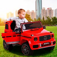 Детский электромобиль Mercedes AMG G63 (LQ002) КРАСНЫЙ