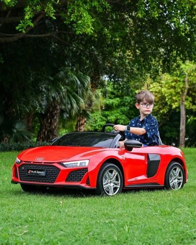 Детский электромобиль PA.A3000.STRONG.CR AUDI красный  фото 3