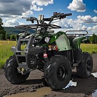 детский квадроцикл profi hb-eatv 1000d-10 (mp3): 30км/ч, 1000w до 120 кг - зеленый камуфляж - Raspashonka.ua