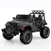 Детский электромобиль джип M 6065 EBLR-2 BAMBI RACER черный