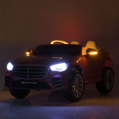 Картинка товара Детский электромобиль M 6020 EBLR-7, Mercedes-Benz S600: пульт 2,4G, 140W, 8 км/ч, 12V 10А - ОРАНЖ на Raspashonka.ua фото 7