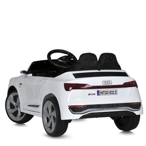 Детский электромобиль джип M 5899 EBLR-1 AUDI серый фото 5