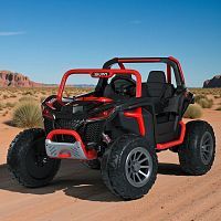 Детский электромобиль джип  M 6066 EBLR-3 BAMBI RACER красный