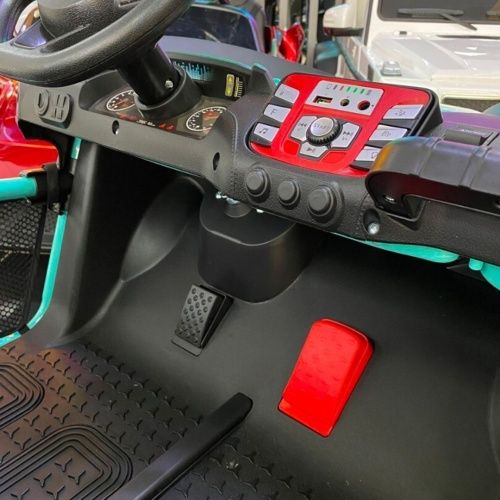 Картинка товара Детский электромобиль Buggy TY 608С 4WD:  двухместный, 12V 10A, 180W, 8км/ч - БИРЮЗОВЫЙ на Raspashonka.ua фото 4