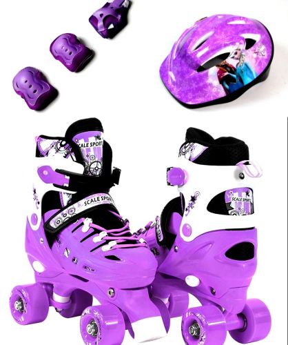 Картинка товара Комплект ролики-квады+защита+шлем Scale Sport Violet (Код: 1163990988) на Raspashonka.ua фото 2