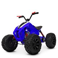 детский квадроцикл m 4457 el-4: 90w, 12v10ah, eva, кожа - синий - Raspashonka.ua