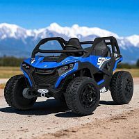 детский электромобиль багги m 6075 eblr-4(24v) bambi racer: 4*75w, 8 км/ч, 24v 7а - синий - Raspashonka.ua