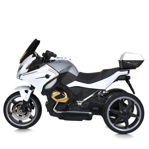 Картинка товара Детский мотоцикл M 5830 EBLR-1, Bambi Racer: пульт 2.4G, 12V 12A, 90W, EVA, кожа - БЕЛЫЙ на Raspashonka.ua фото 5