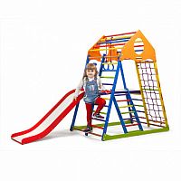 Фото анонса детский спортивный комплекс sportbaby kindwood color plus 2 от интернет магазина Raspashonka.ua