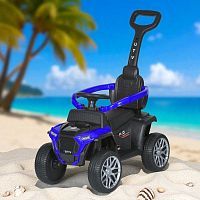 Фото анонса детская электро-квадроцикл-толокар m 4803 el-4, bambi racer: кожа, 25w, 6v 4a - синий от интернет магазина Raspashonka.ua