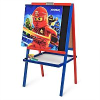 Фото анонса детский мольберт bambi " ninjago" m 069: синя-красный от интернет магазина Raspashonka.ua