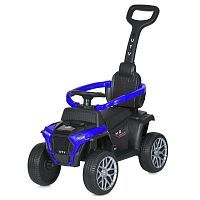 Фото анонса детская электро-квадроцикл-толокар m 4803 el-4, bambi racer: кожа, 25w, 6v 4a - синий от интернет магазина Raspashonka.ua