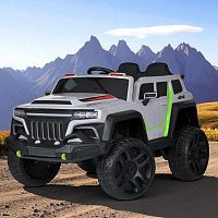 Детский электромобиль джип M 5802 EBLR-11 BAMBI RACER серый