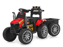 детский электромобиль трактор m 6219 eblr-3, 2*25w / 12v /20000rpm, 12v4,5ah, eva, красный  - Raspashonka.ua