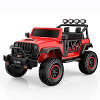 Детский электромобиль джип M 6065 EBLR-3 BAMBI RACER красный