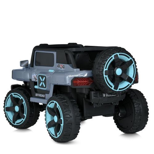 Детский электромобиль джип M 5833EBLR-1 BAMBI RACER черный фото 10